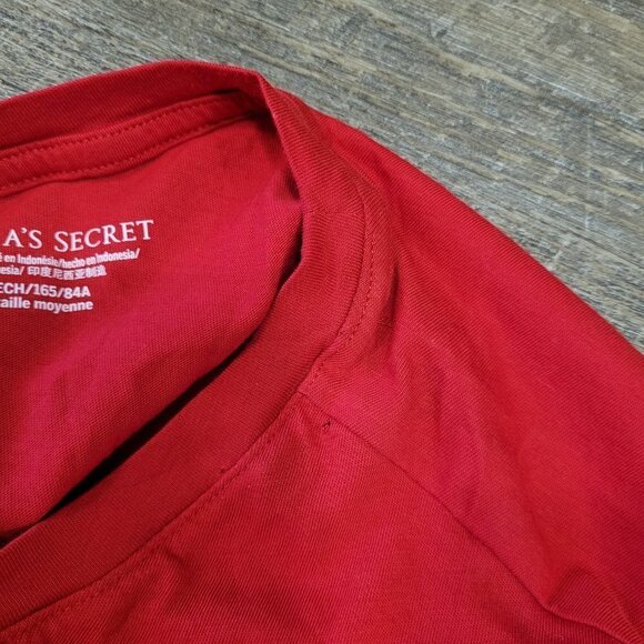 VICTORIA'S SECRET | Logo Short Sleeve Sleep Shirt | Sz. XS - Picture 8 of 8